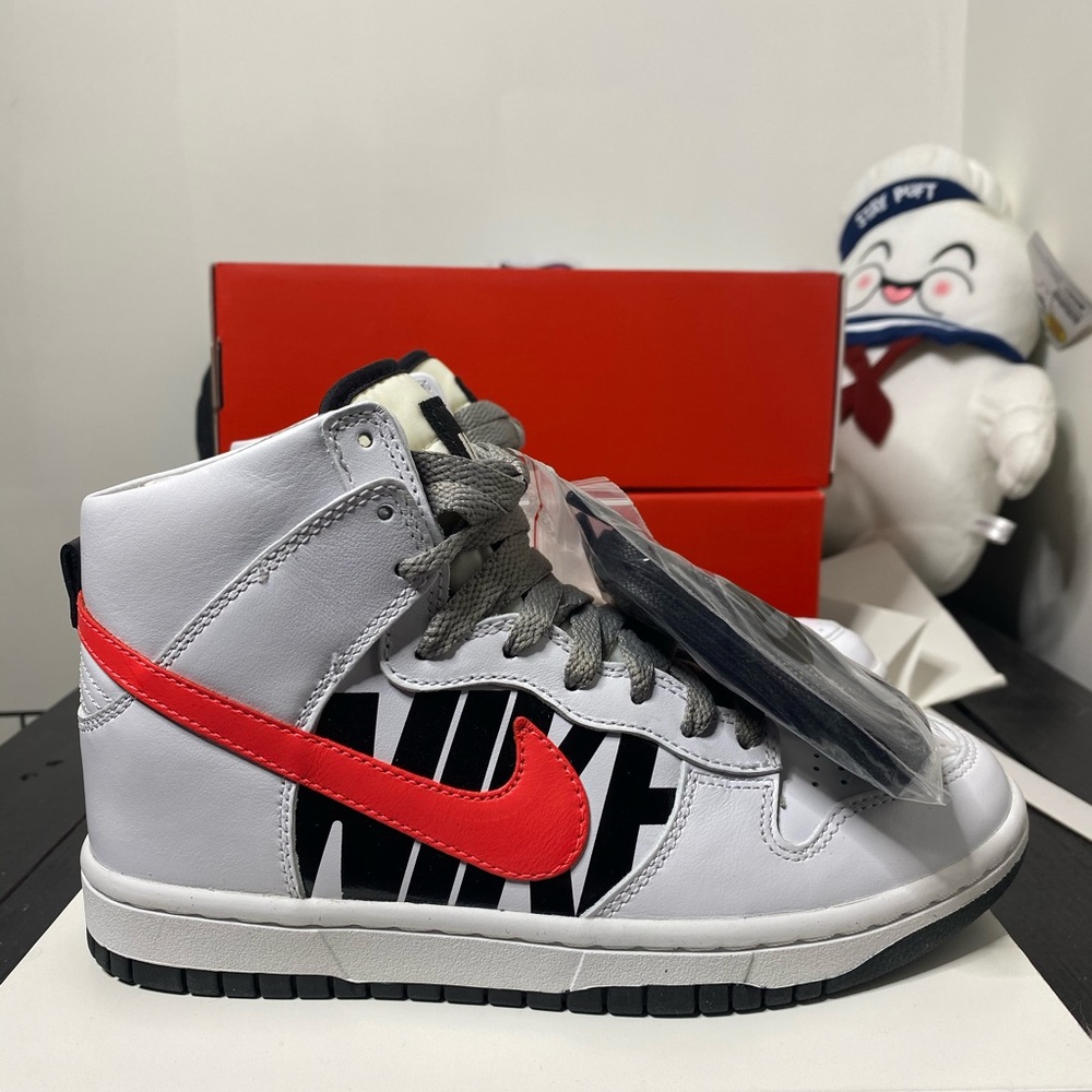 BRAND NEW!Nike Dunk Lux High Undftd White Infrared